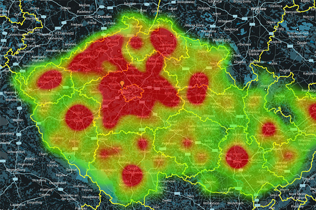 Big data O2 - Letiště Praha