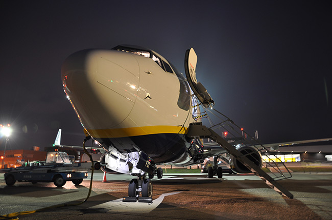 Ryanair - Boeing 737-800 - Brno - první let do Bergama