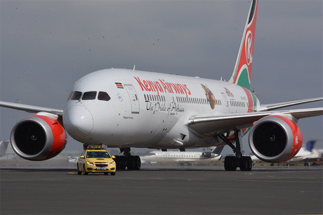 Kenya Airways - New York - Boeing 787 Dreamliner