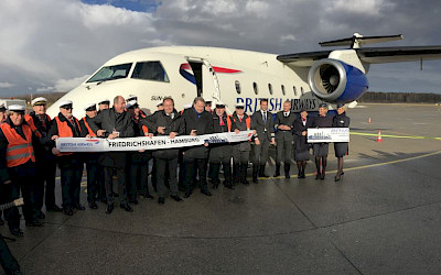 Sun Air - zahájení linky Friedrichshafen - Hamburg (foto: Flughafen Friedrichshafen)