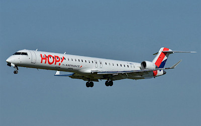 Bombardier CRJ1000 společnosti HOP! (foto: Laurent Errera/Wikimedia Commons - CC BY-SA 2.0)