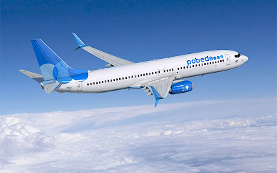 Pobeda - Boeing 737 MAX 8 (foto: Boeing Co.)