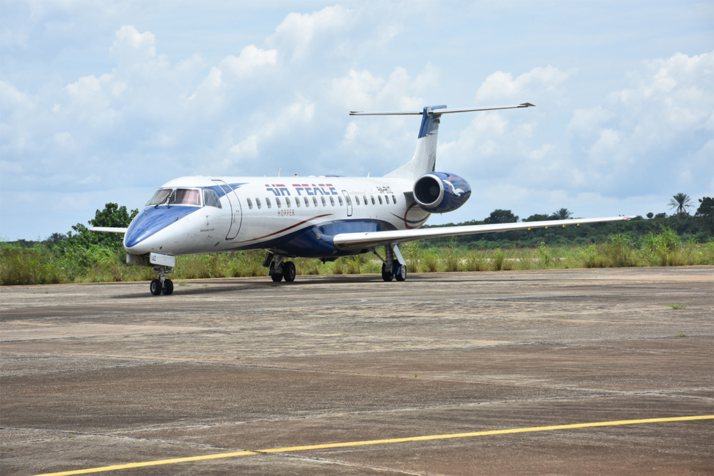 Embraer ERJ-145 létající u Air Peace Hopper (foto: Embraer)