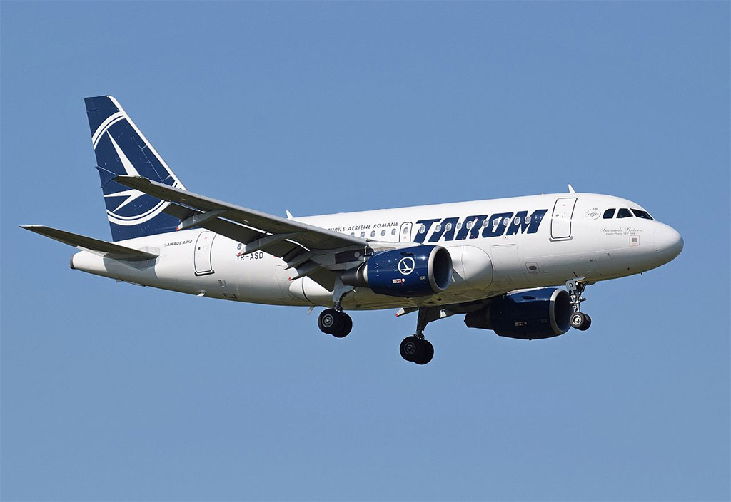 TAROM - Airbus A319 (foto: Adrian Pingstone/Wikimedia Commons - Public Domain)