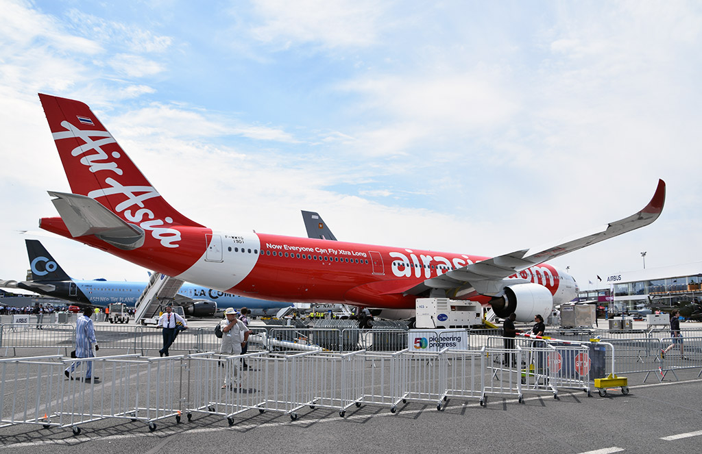 První Airbus A330-900 určený pro Thai AirAsia X (foto: autor)