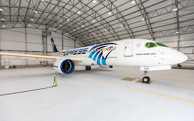 Egyptair - Airbus A220-300 (foto: Airbus/Twitter)