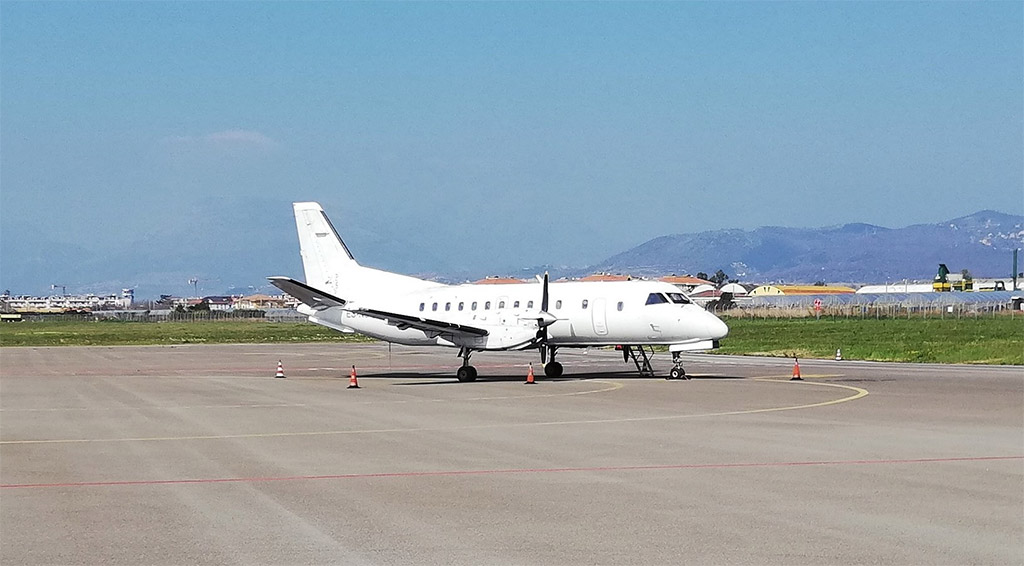 Saab 340 estonské společnosti Nyxair (foto: HelloFly)