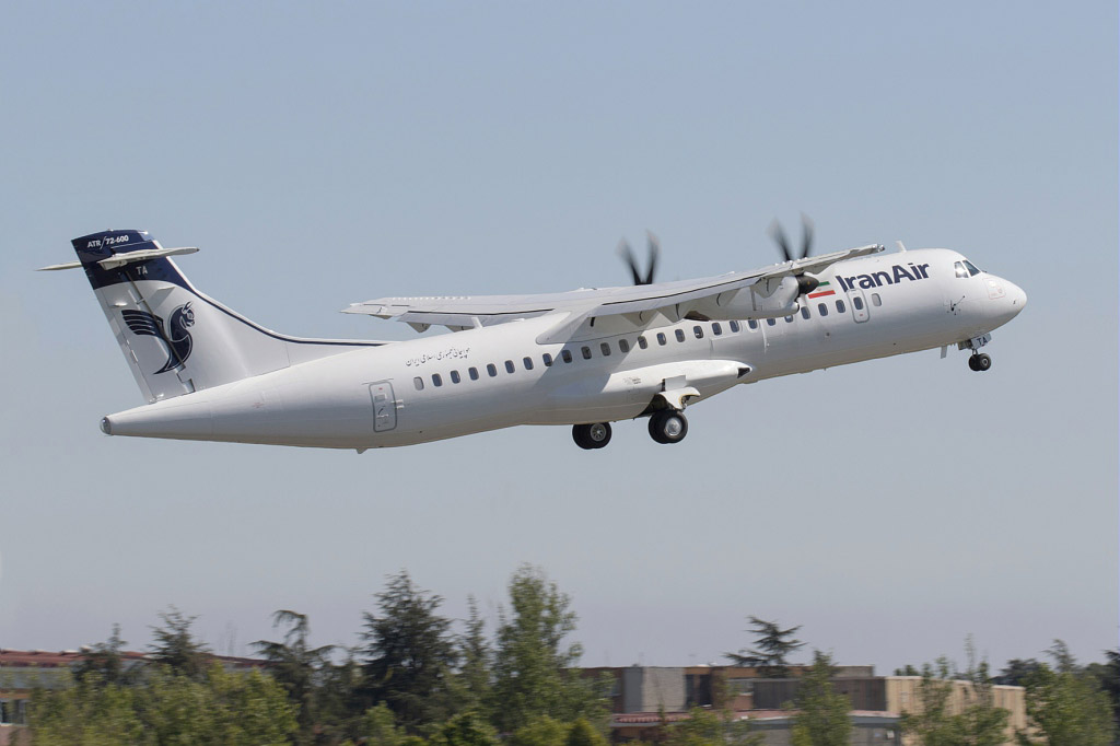 Letoun ATR 72-600 společnosti Iran Air (foto: ATR Aircraft)