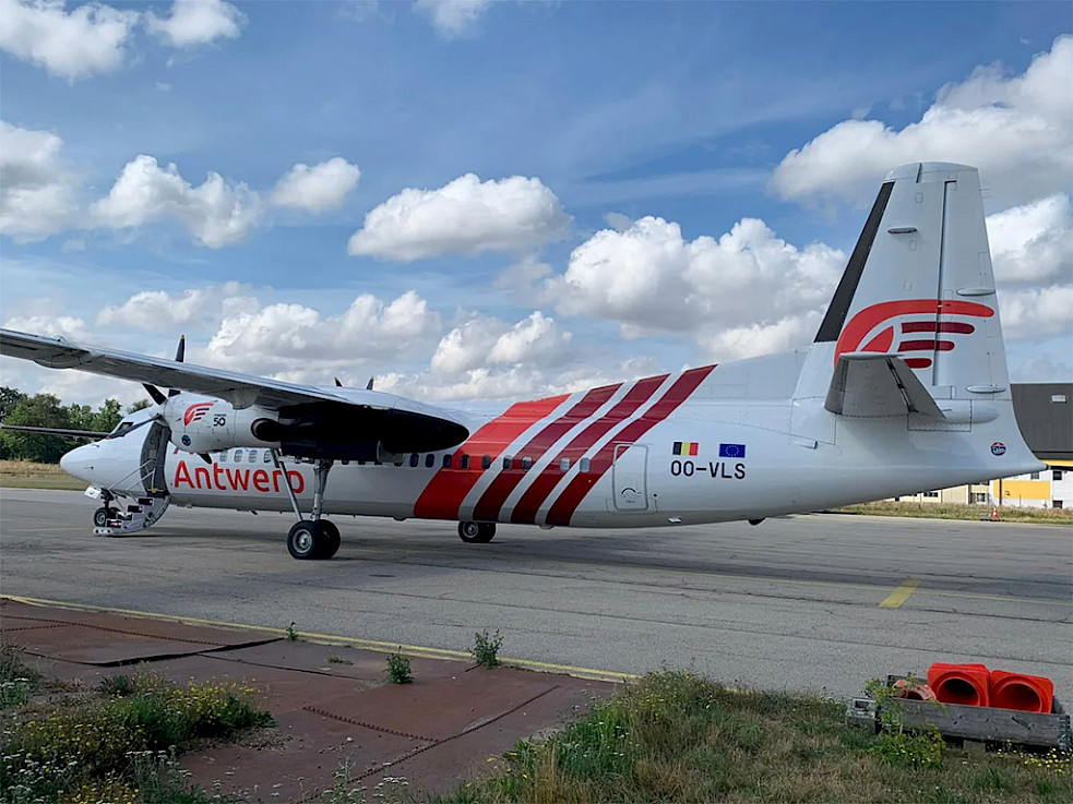 Air Antwerp - Fokker 50 (foto: Air Antwerp)