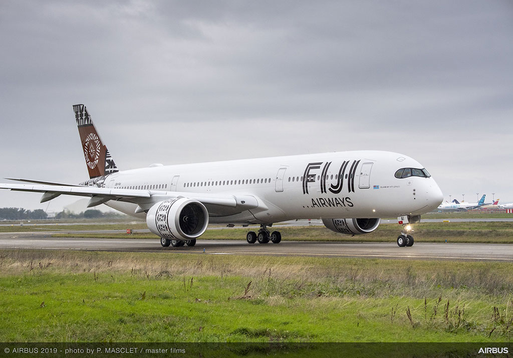 Nový Airbus A350-900 v barvách Fiji Airways (foto: Airbus)