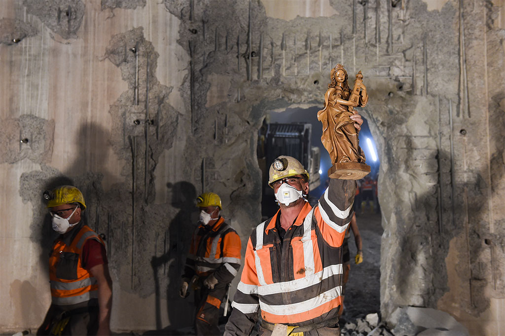 Proražení 9,5 kilometru dlouhého tunelu z budoucího hlavního nádraží na letiště Manfréda Rommela ve Stuttgartu (foto: Deutsche Bahn)