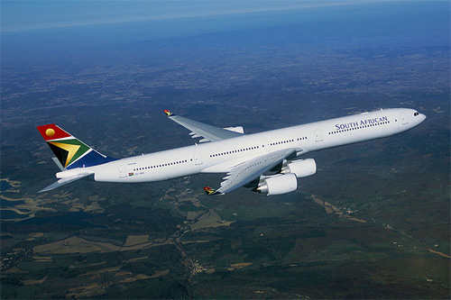 Na dálkové linky do Evropy nasazují SAA - South African Airways letouny Airbus A340 (foto: H. Gousse/Airbus SAS)